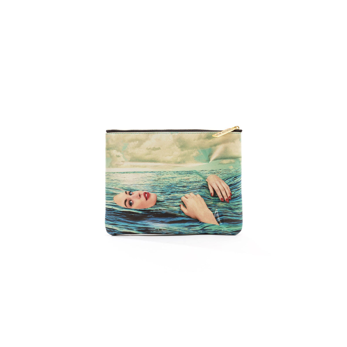 Trousse Sea Girl 21x15,5 cm de ToiletPaper - Seletti-vue 4-The Woods Gallery