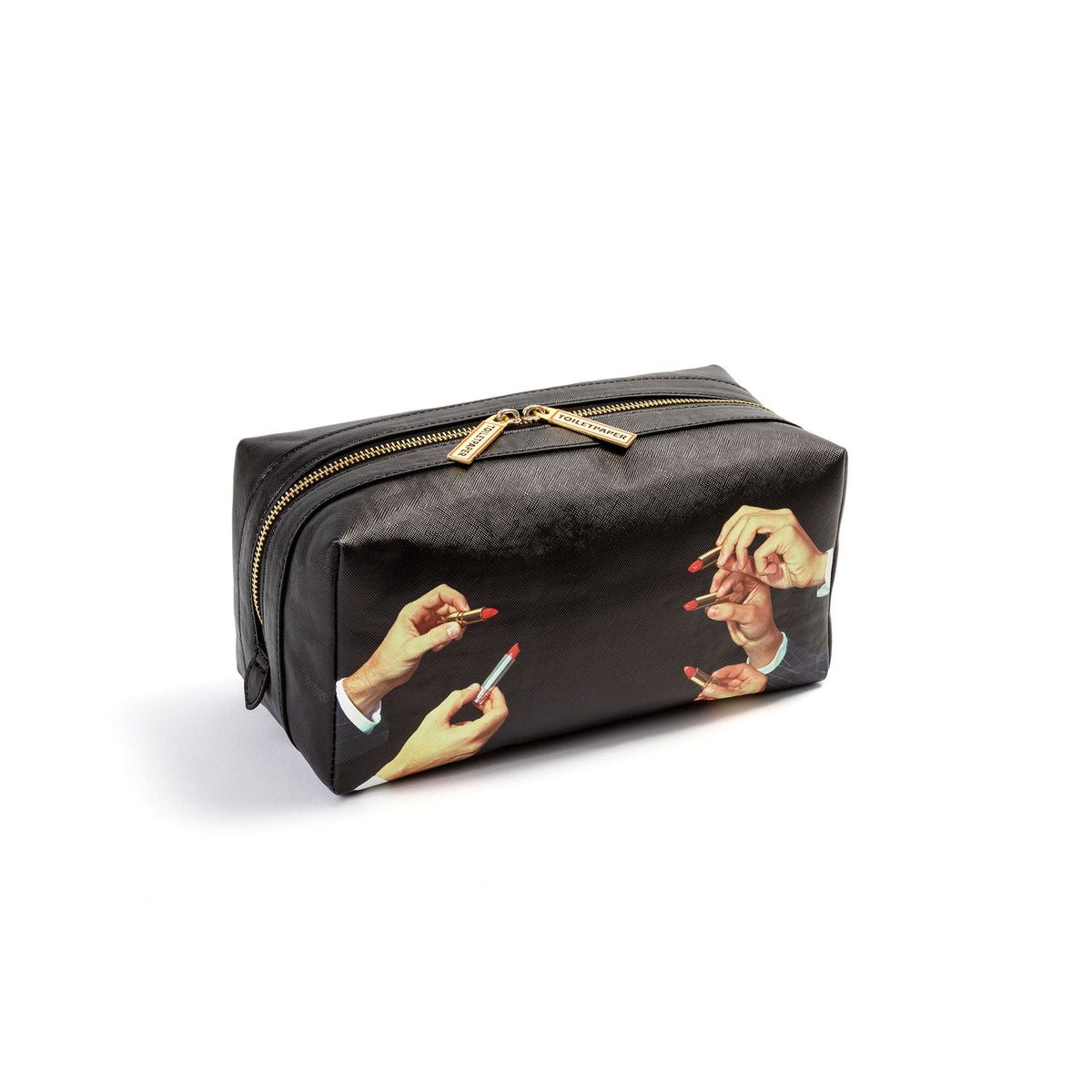 Trousse de toilette Lipsticks Black de ToiletPaper - Seletti-vue 3-The Woods Gallery