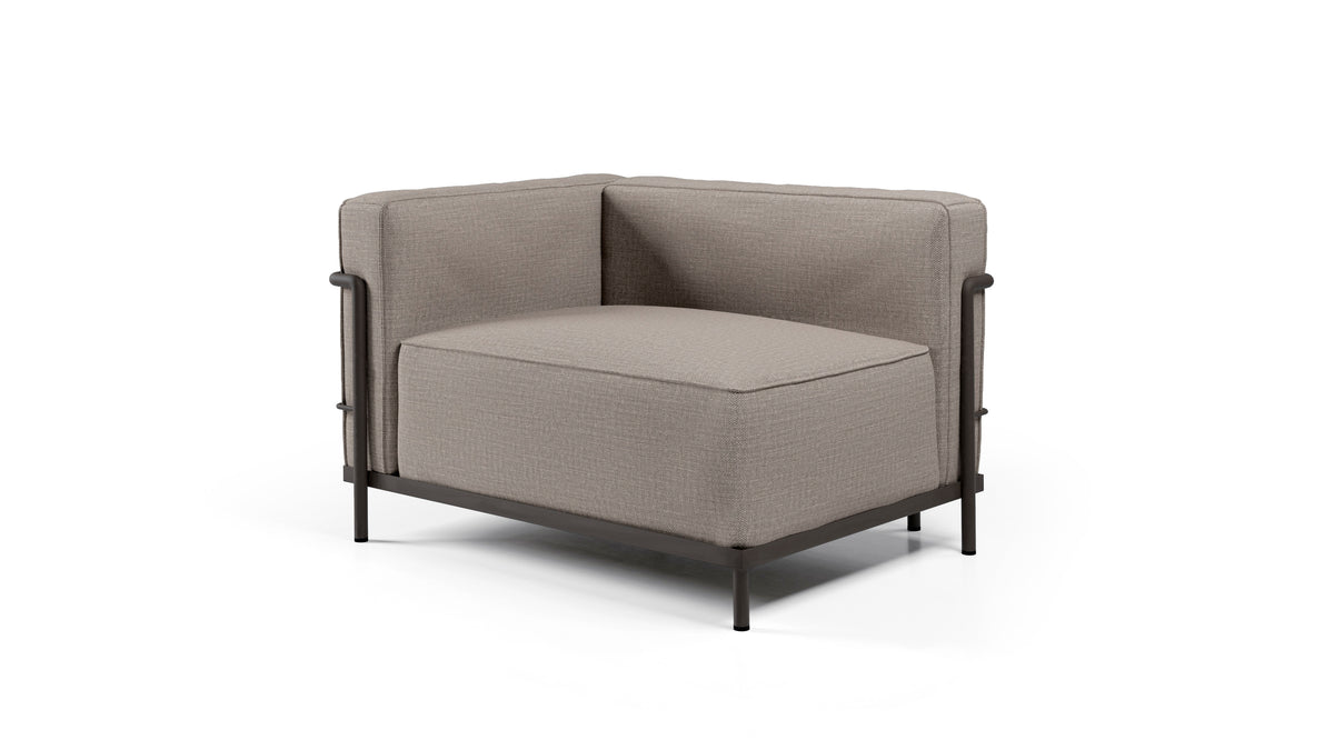 Méridienne 3 Grand Confort (LC3) grand modèle - Cassina-vue de trois quarts, module d&