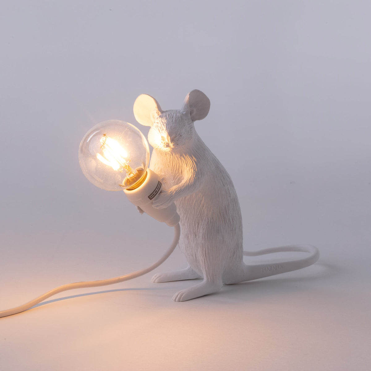 Lampe Mouse Lamp Mac blanche de Marcantonio - Seletti-vue 7-The Woods Gallery