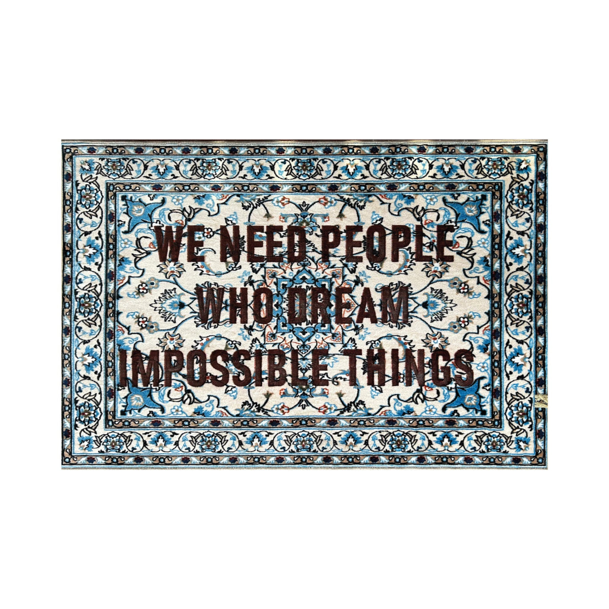 Tapis Burnt Carpet We Need People 180×120 de Loredana Longo - Seletti-vue 1-The Woods Gallery