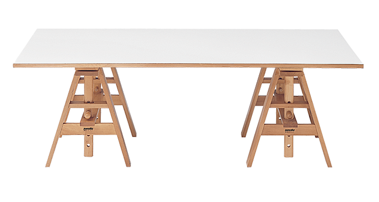 Table de travail Leonardo 2650 de Achille Castiglioni - Zanotta, vue 5