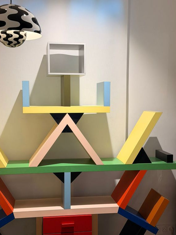 Bibliothèque Carlton par Ettore Sottsass - Memphis Milano - modèle d&