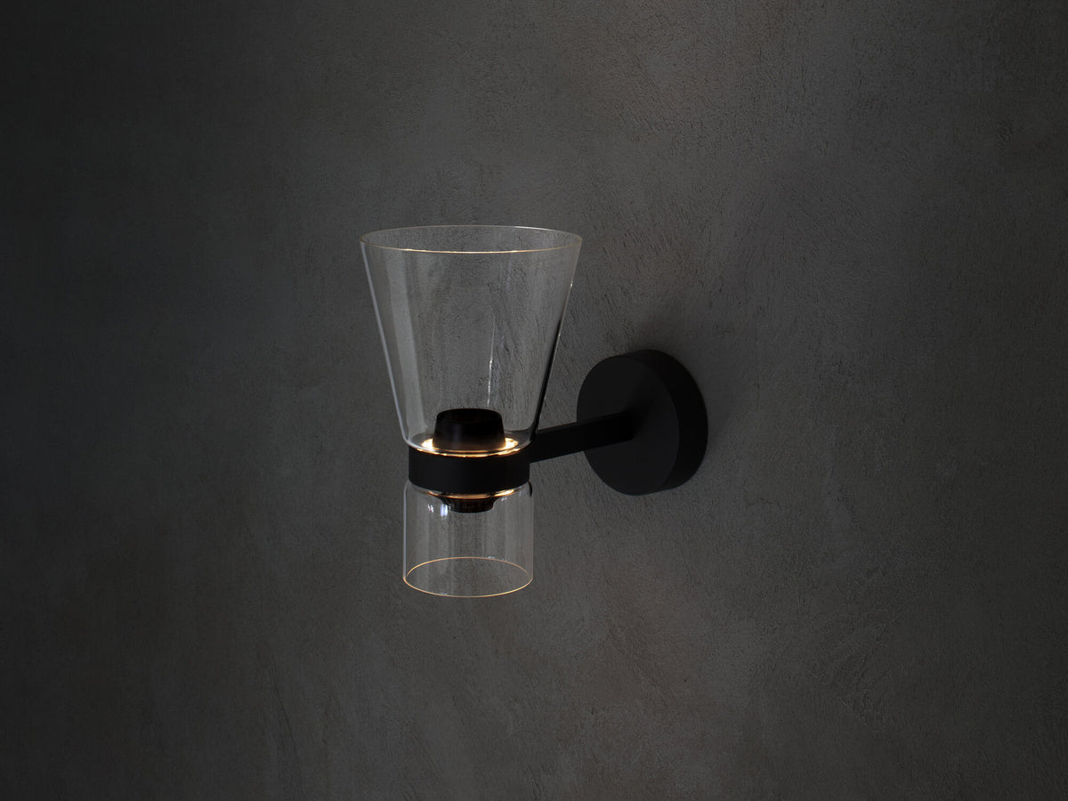 Applique Nocturne de Konstantin Grcic - Flos-Cône argent-The Woods Gallery