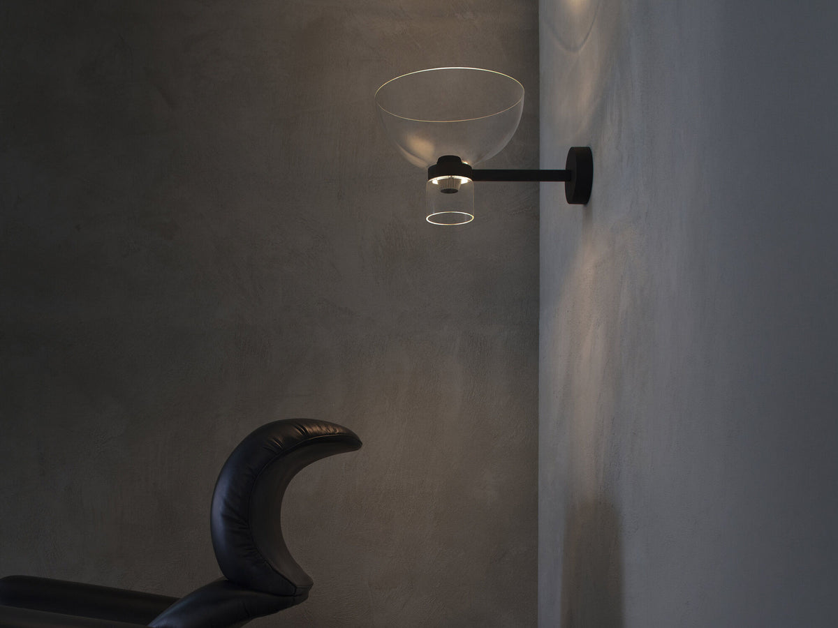 Applique Nocturne de Konstantin Grcic - Flos-Cône argent-The Woods Gallery