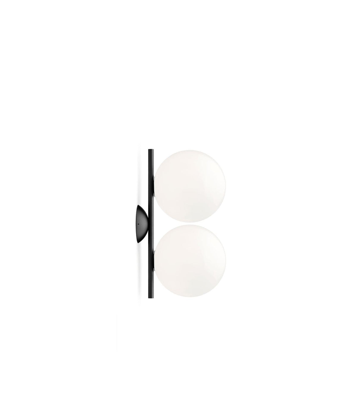 Applique Plafonnier IC Light C/W1 double de Michael Anastassiades - Flos-Noir-The Woods Gallery