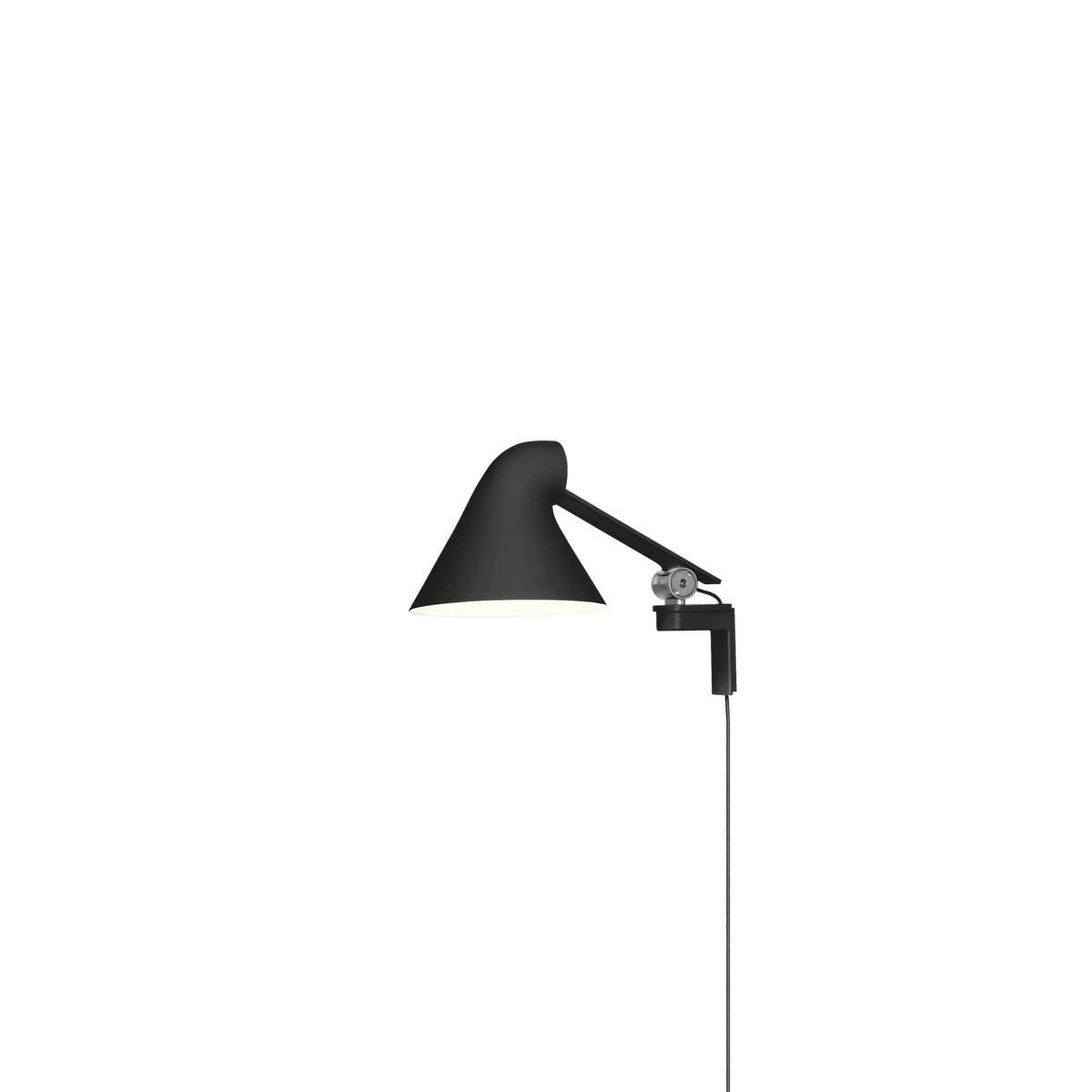 Applique murale NJP - Louis Poulsen-Noir-LED 3000K 10W-Bras long – Wall box sans câble-The Woods Gallery