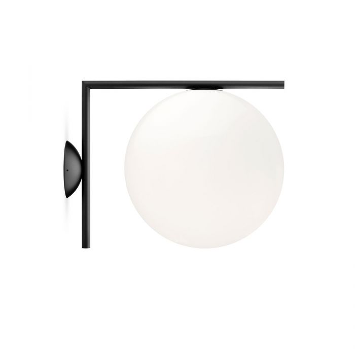 Applique plafonnier IC C/W de Michael Anastassiades - Flos-Noir-Grand-The Woods Gallery