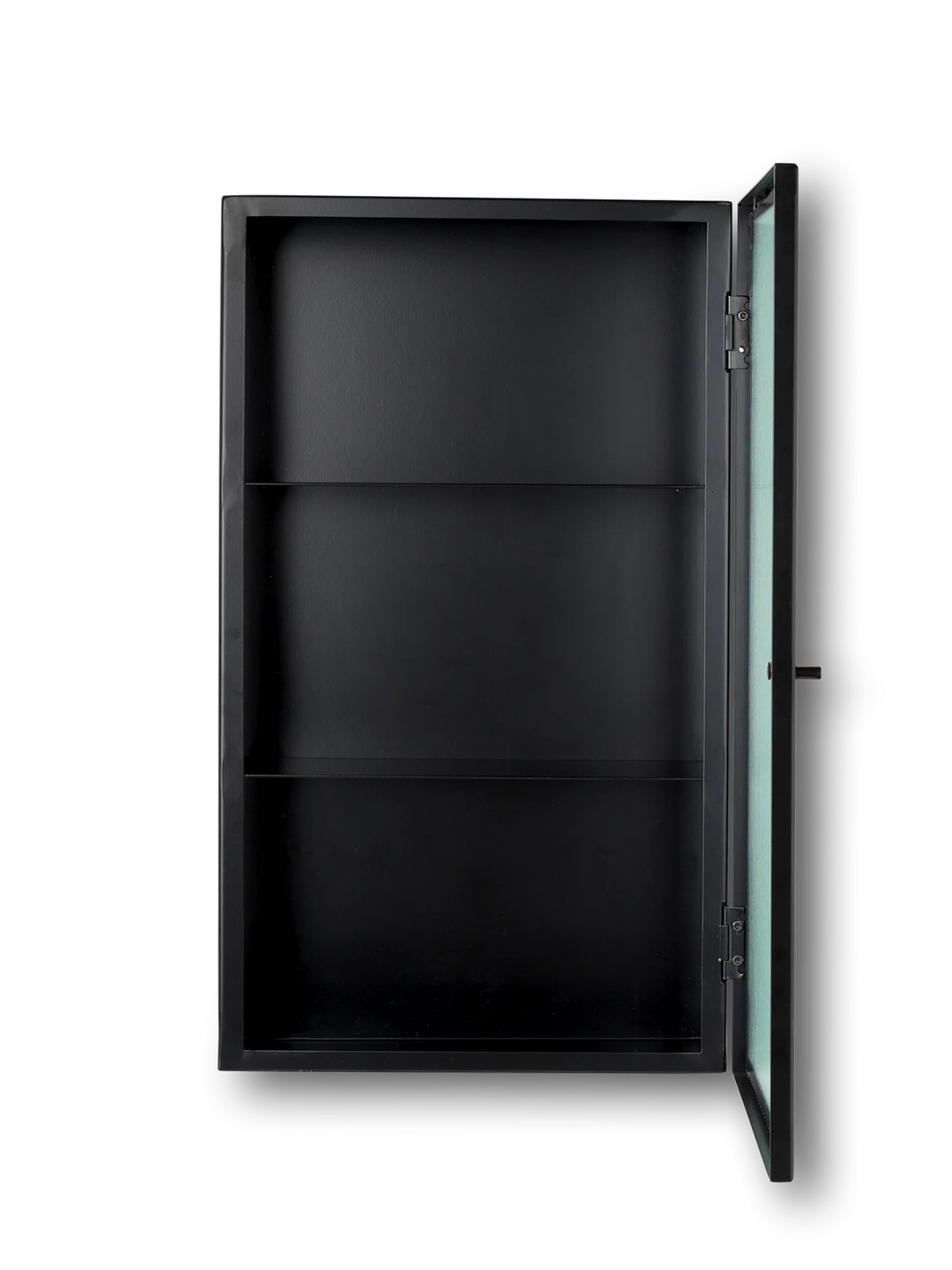 Armoire murale Haze verre à anches - Ferm Living-Noir-The Woods Gallery