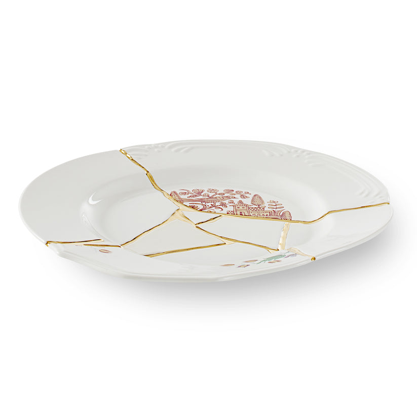 Assiette Kintsugi Dinner Plate - Seletti-01-The Woods Gallery