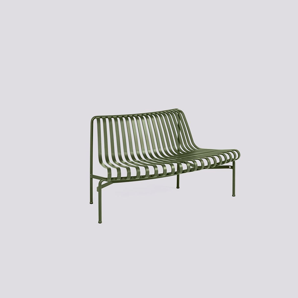 Banc Palissade Park Dining courbé vers l&
