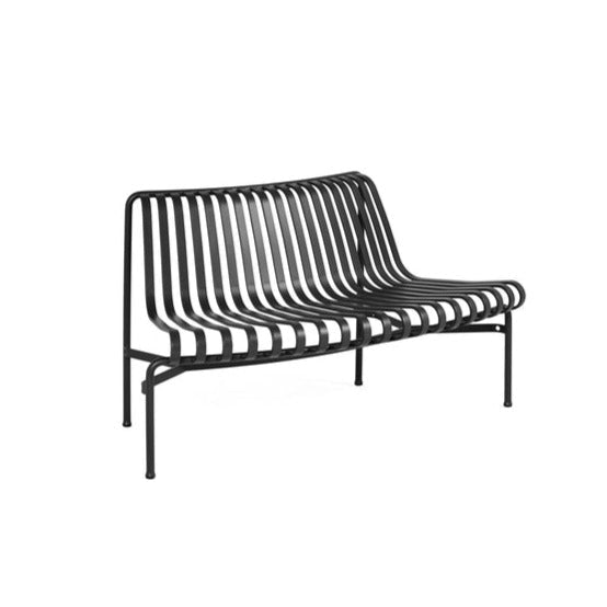 Banc arrondi Palissade Park Dining out - Hay-Anthracite-The Woods Gallery