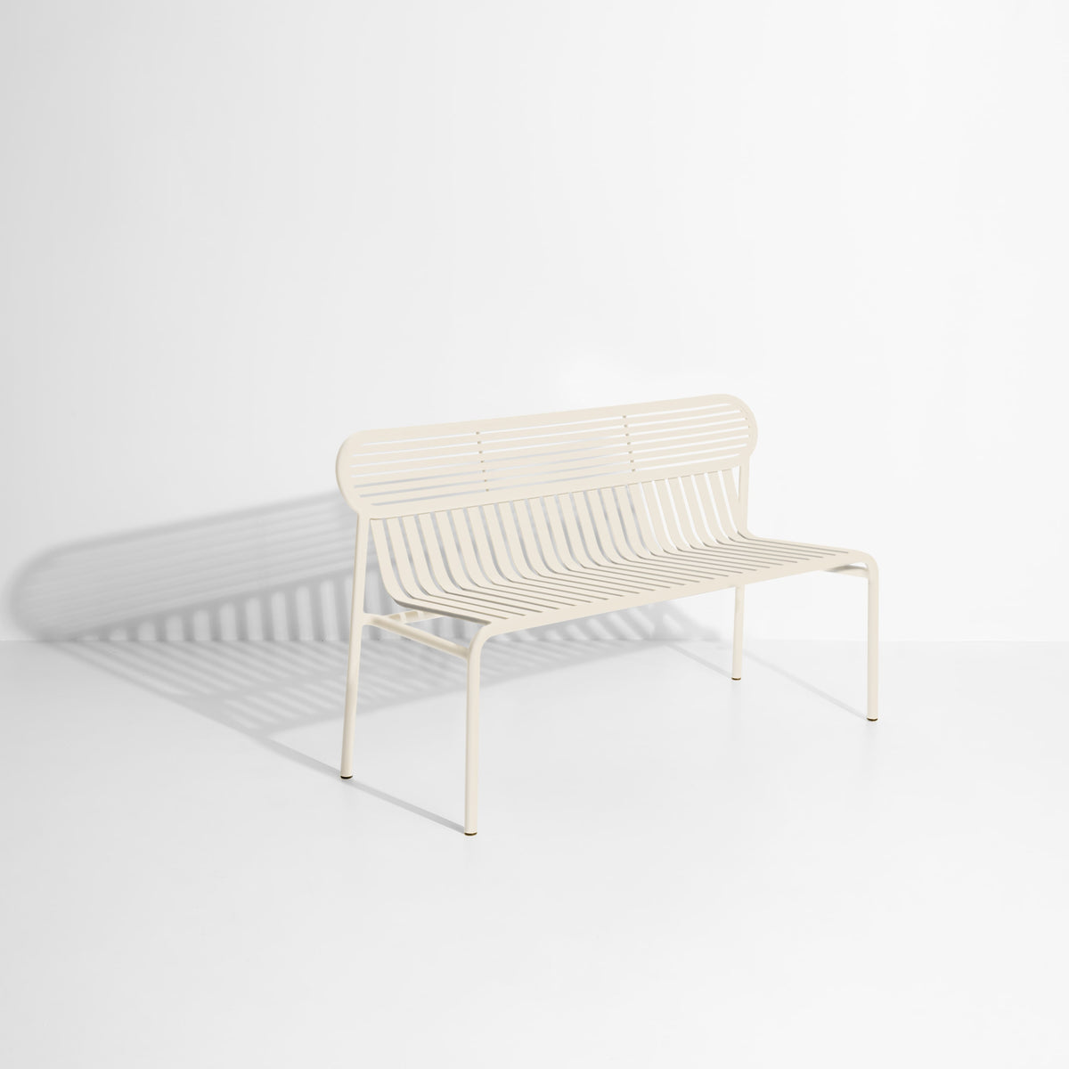 Banc de jardin Week-End de Studio Brichet-Ziegler - Petite Friture-Ivoire-The Woods Gallery
