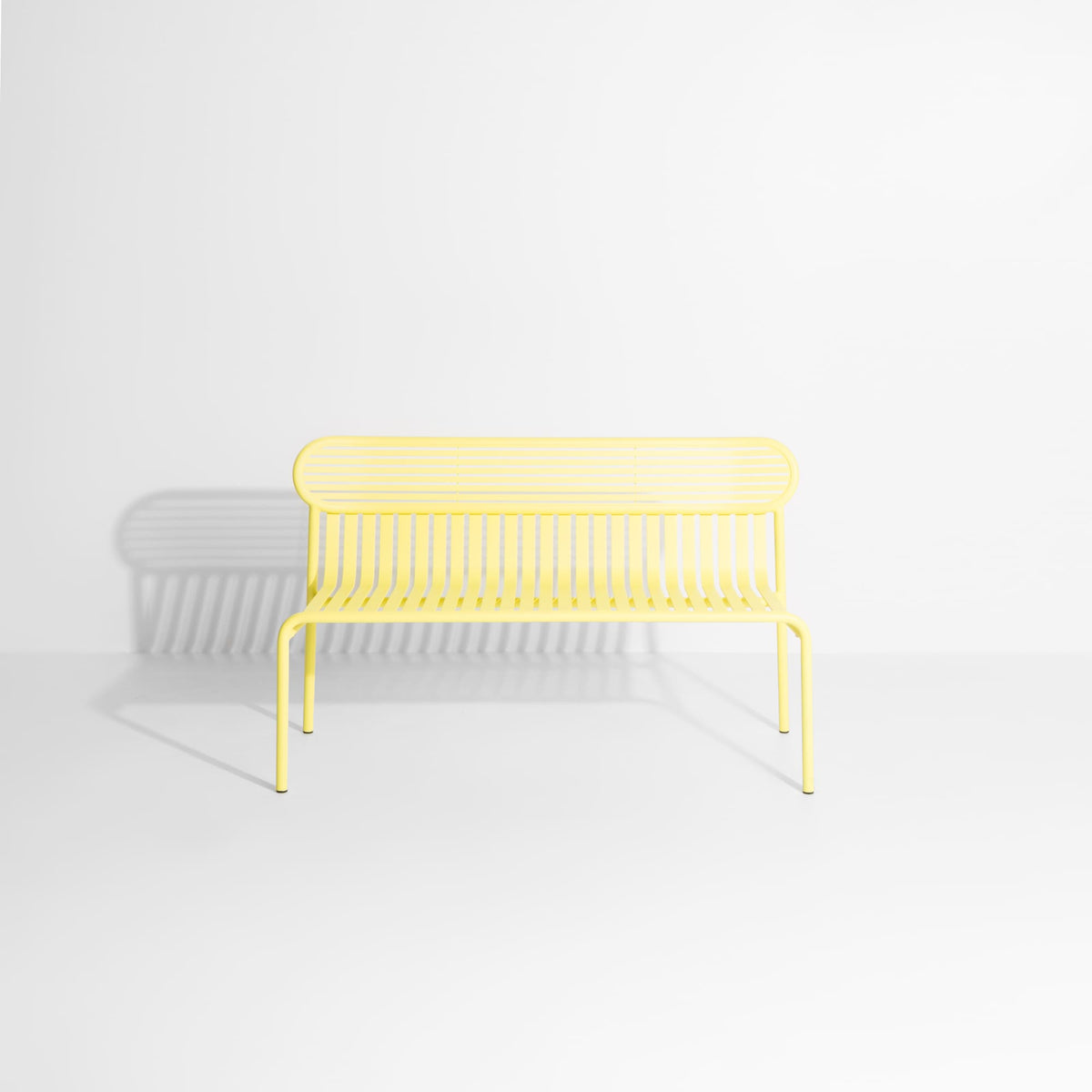 Banc de jardin Week-End de Studio Brichet-Ziegler - Petite Friture-Jaune-The Woods Gallery