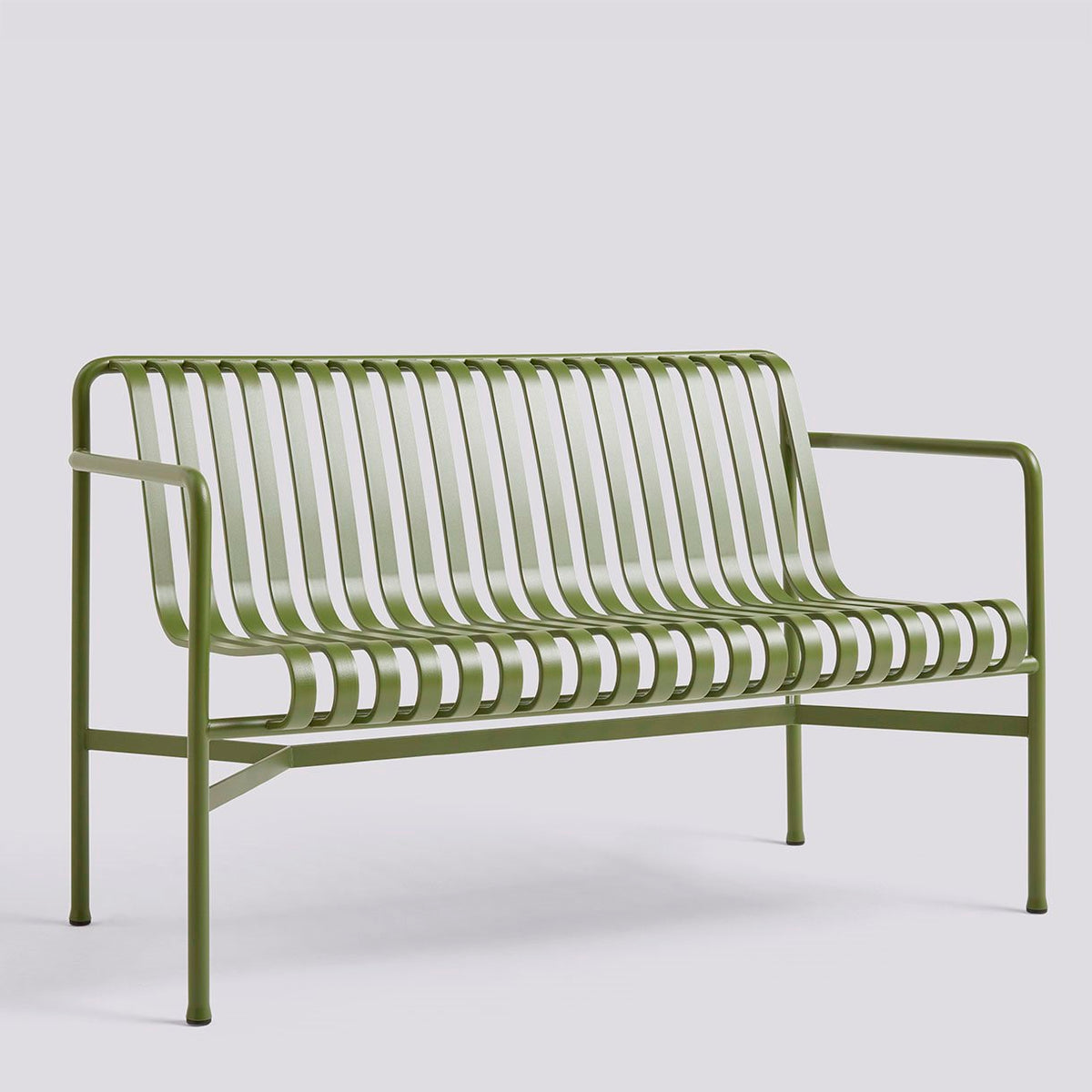 Banc de table Palissade - 128 cm - Hay-Olive vue studio-The Woods Gallery