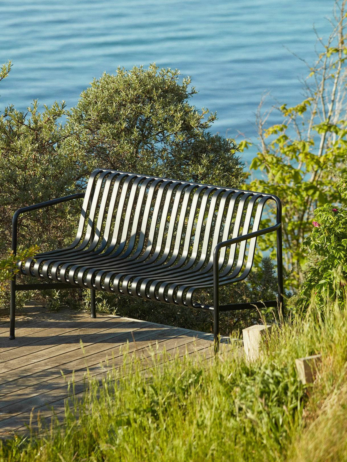 Banc de table Palissade - 128 cm - Hay-en situation 5-The Woods Gallery