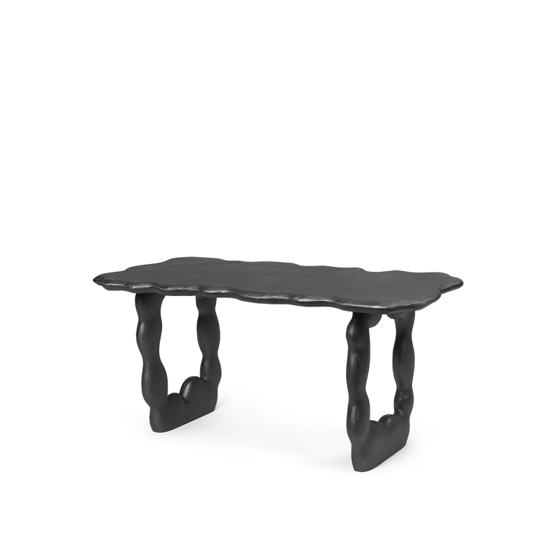 Banc noir Piece Dal L 100 cm - Ferm living-The Woods Gallery