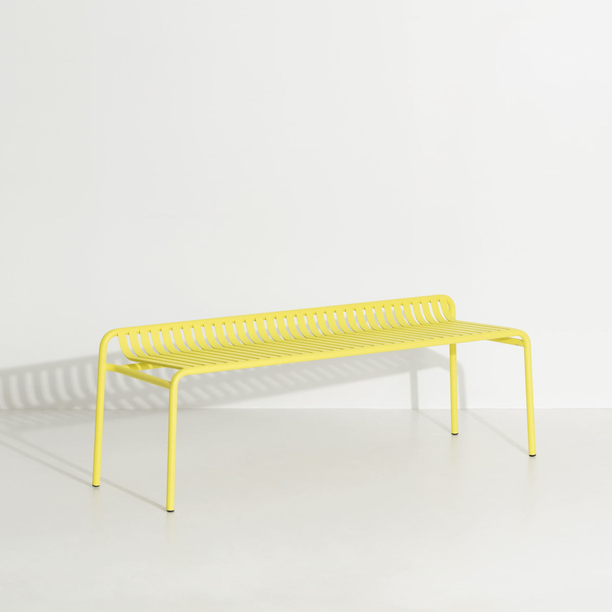 Banc sans dossier Week-End de Studio Brichet-Ziegler - Petite Friture-Jaune-The Woods Gallery