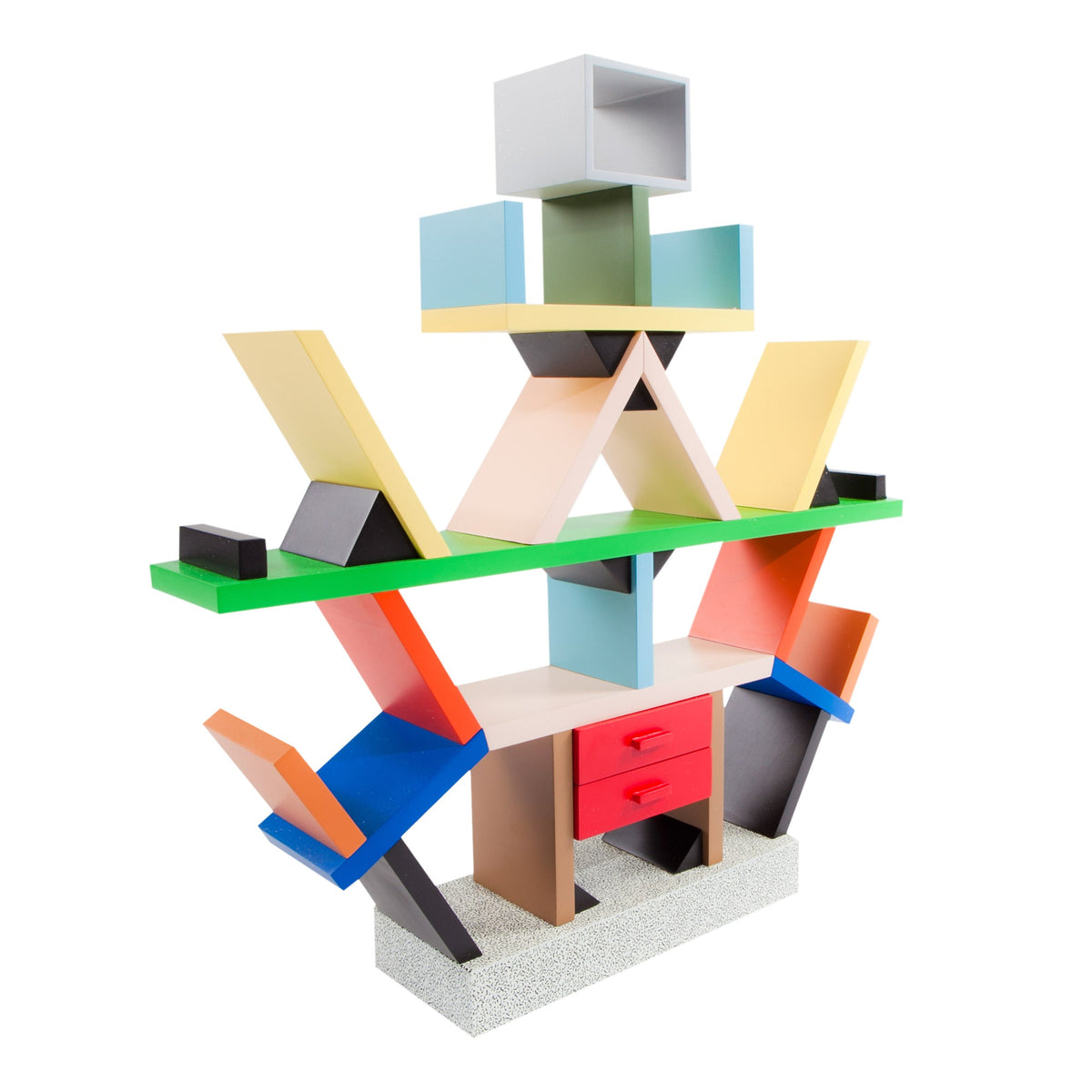 Bibliothèque Carlton par Ettore Sottsass - Memphis Milano-The Woods Gallery