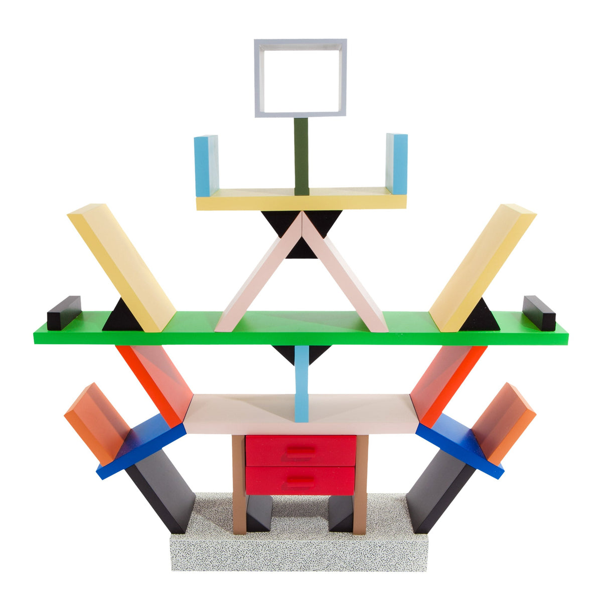 Bibliothèque Carlton par Ettore Sottsass - Memphis Milano-The Woods Gallery