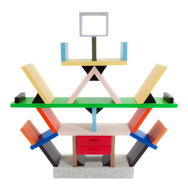 Bibliothèque Carlton par Ettore Sottsass - Memphis Milano-The Woods Gallery