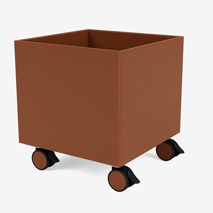 Boite de Rangement Colour Box I – S6161 par Peter J. Lassen - Montana-146 Hazelnut-Roulettes h 6.8cm-The Woods Gallery