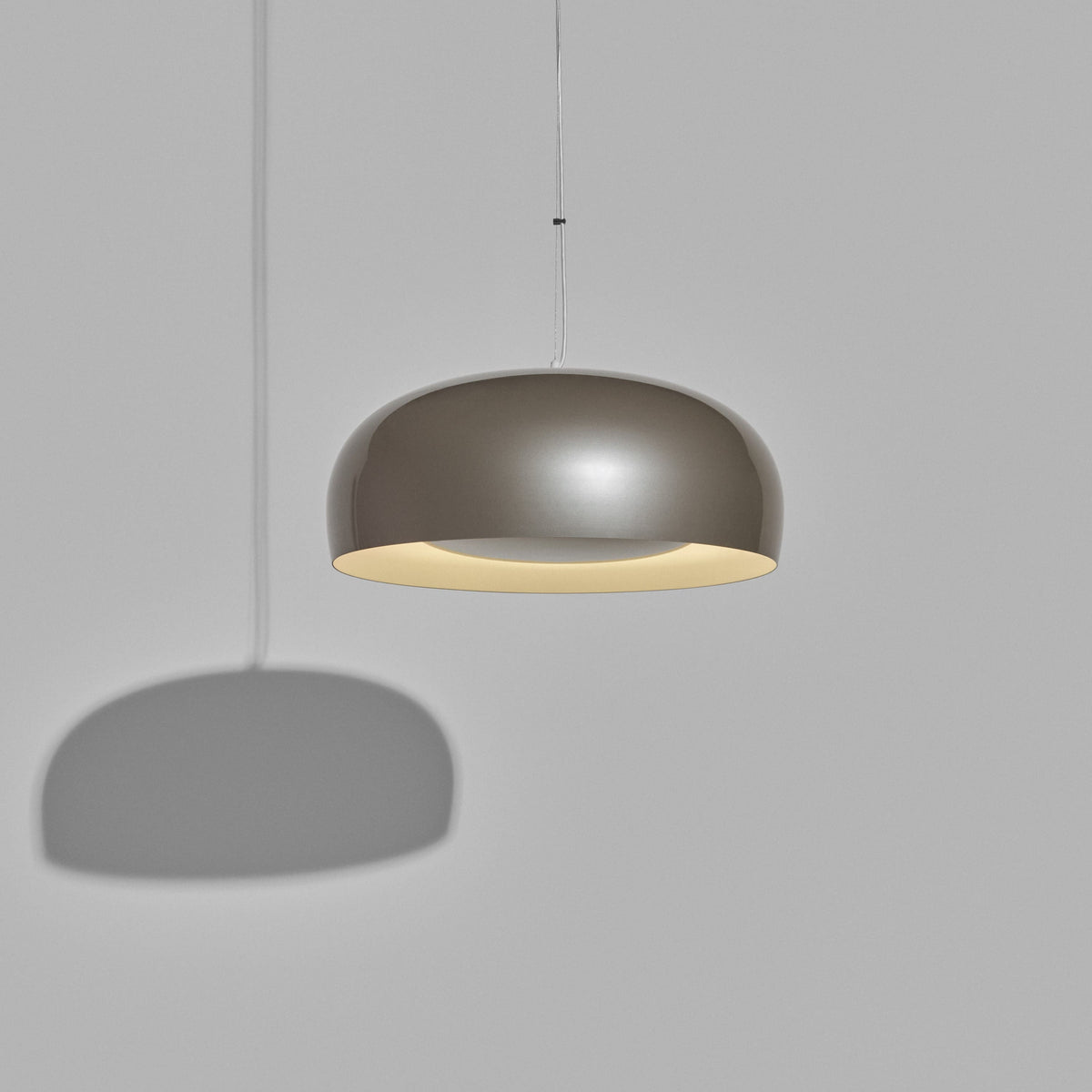 Brush Grande Suspension de Pierre Charrié - Petite Friture-Gris, autre vue-The Woods Gallery