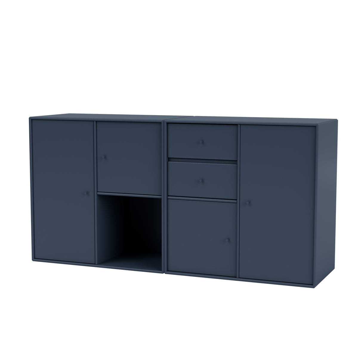 Buffet Couple par Peter J. Lassen, laque 138 Juniper, suspendu au mur, packshot Montana