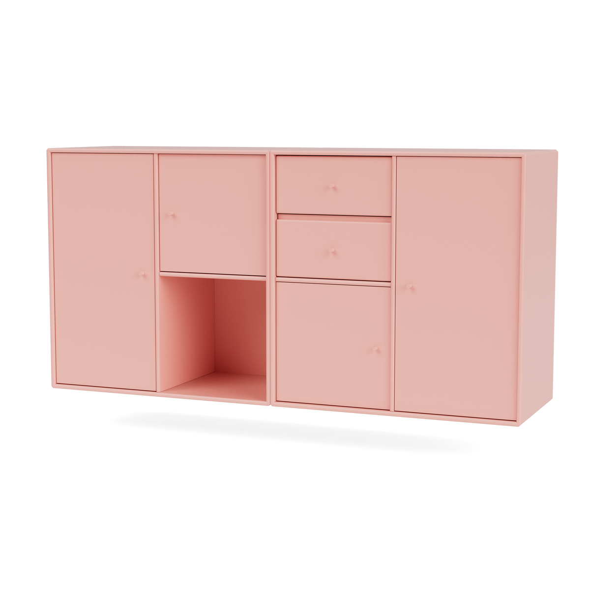 Buffet Couple par Peter J. Lassen, laque 167 Ruby, suspendu au mur, packshot Montana