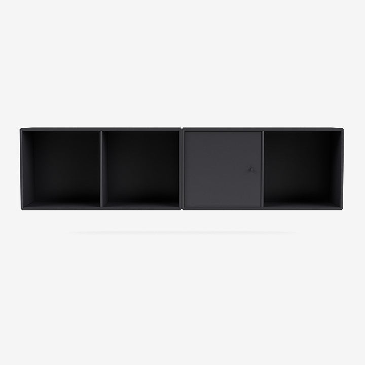 Buffet Line par Peter J. Lassen - Montana-04 Anthracite-Avec rail de suspension-The Woods Gallery