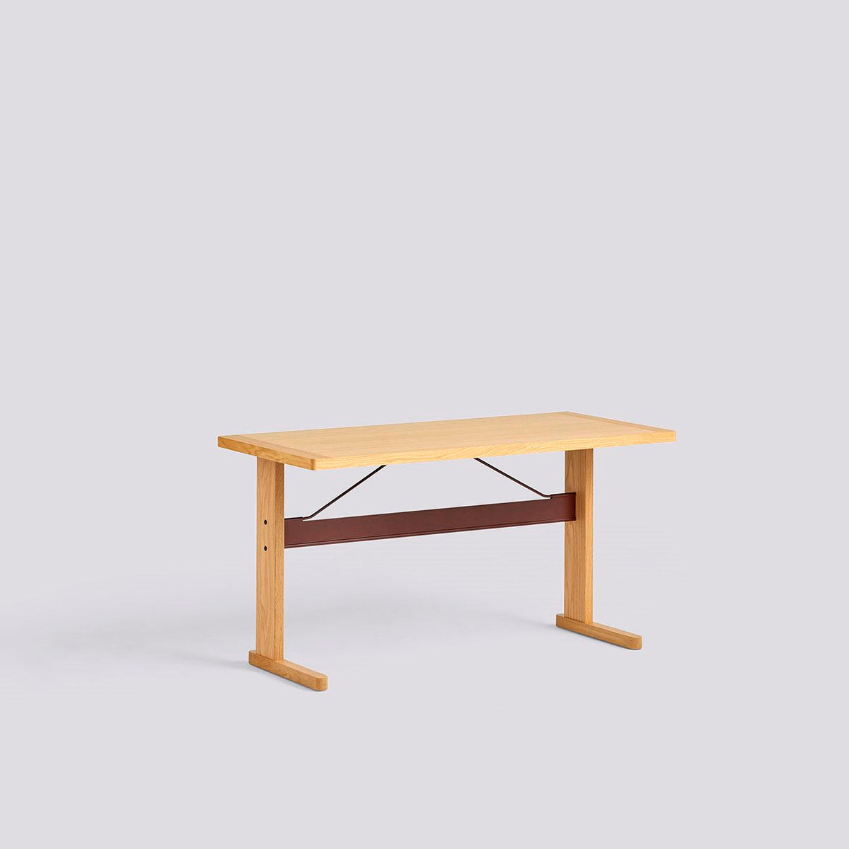Bureau Passerelle L 140 - Hay-Chêne - Terracotta-The Woods Gallery