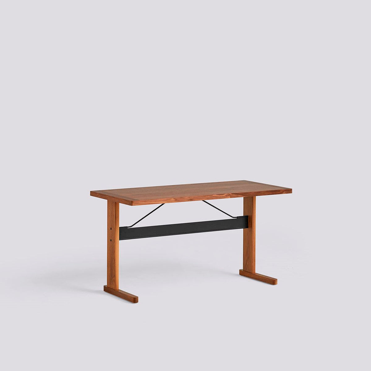Bureau Passerelle L 140 - Hay-Noyer - Noir-The Woods Gallery