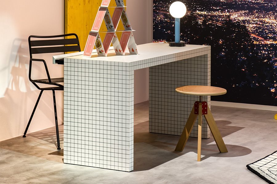 Bureau Quaderna 2830 de Superstudio - L 132 cm - Zanotta-The Woods Gallery
