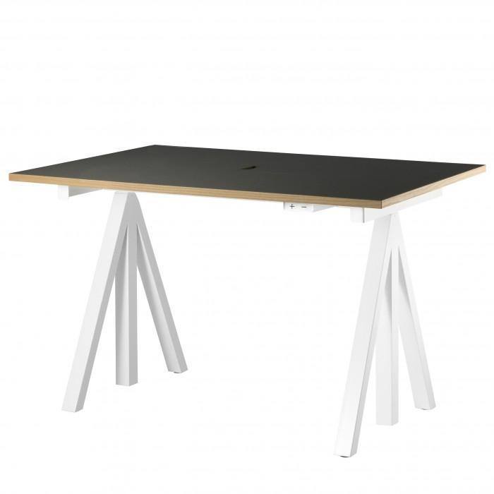 Bureau ajustable String Works - String Furniture-L 120-Blanc-The Woods Gallery