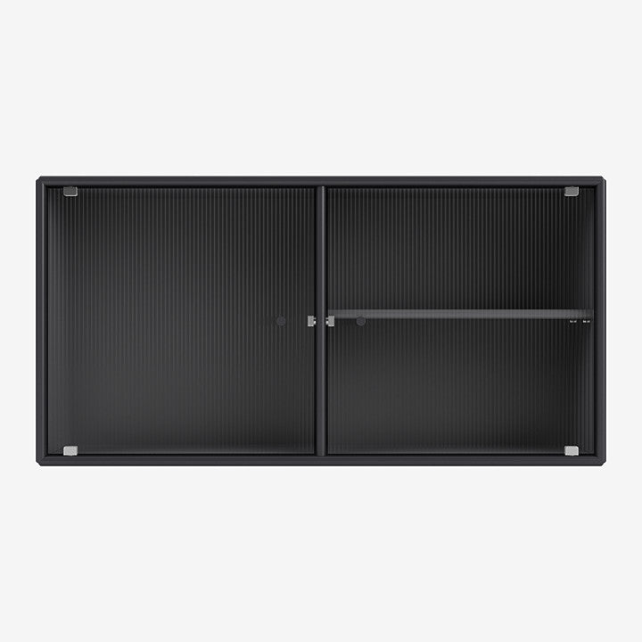 Cabinet Ripple I par Peter J. Lassen - Montana-04 Anthracite-The Woods Gallery