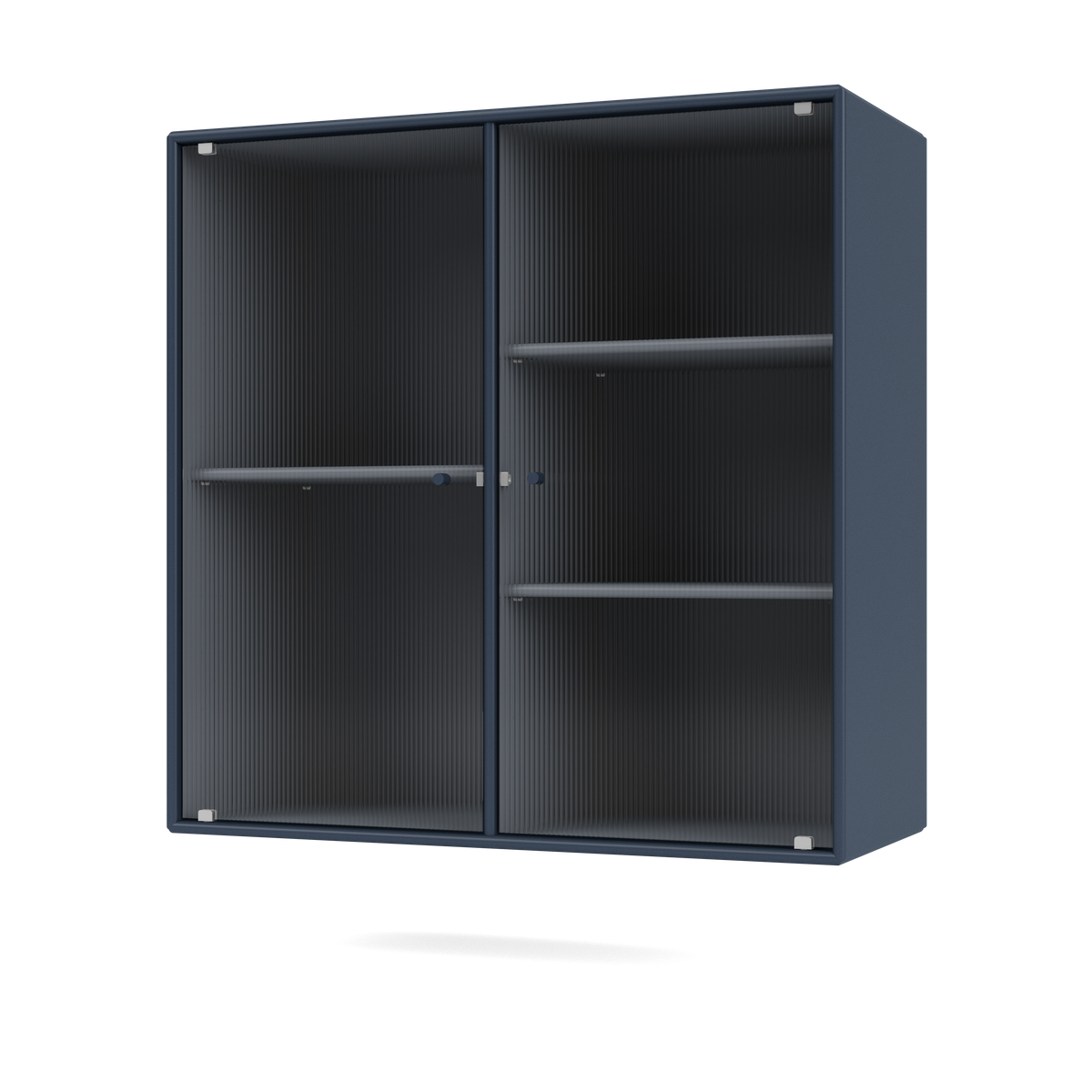Cabinet Ripple II par Peter J. Lassen, laque 138 Juniper, suspendu au mur, packshot Montana