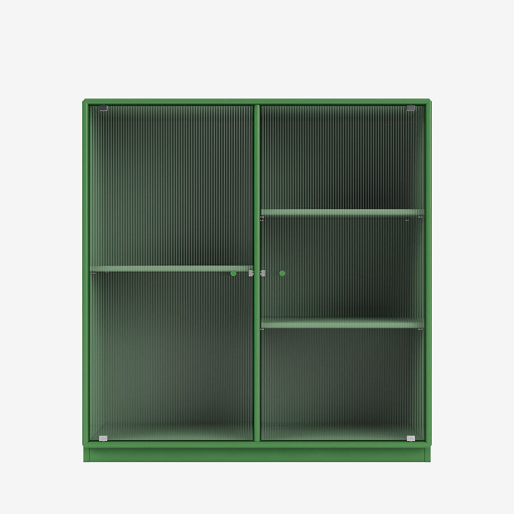 Cabinet Ripple II par Peter J. Lassen - Montana-152 Parsley-Plinthe h 3cm-The Woods Gallery