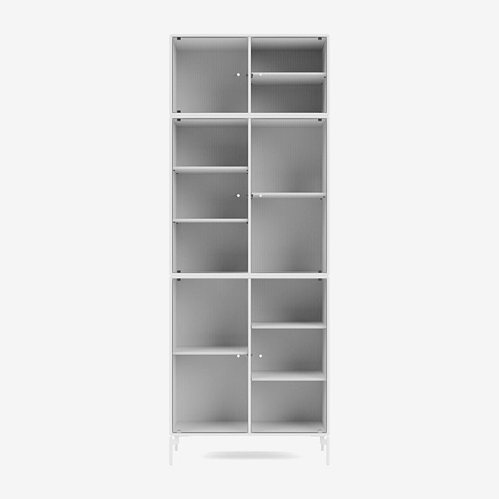 Cabinet Ripple IV par Peter J. Lassen - Montana-101 New White-Pieds h 12.6cm-The Woods Gallery