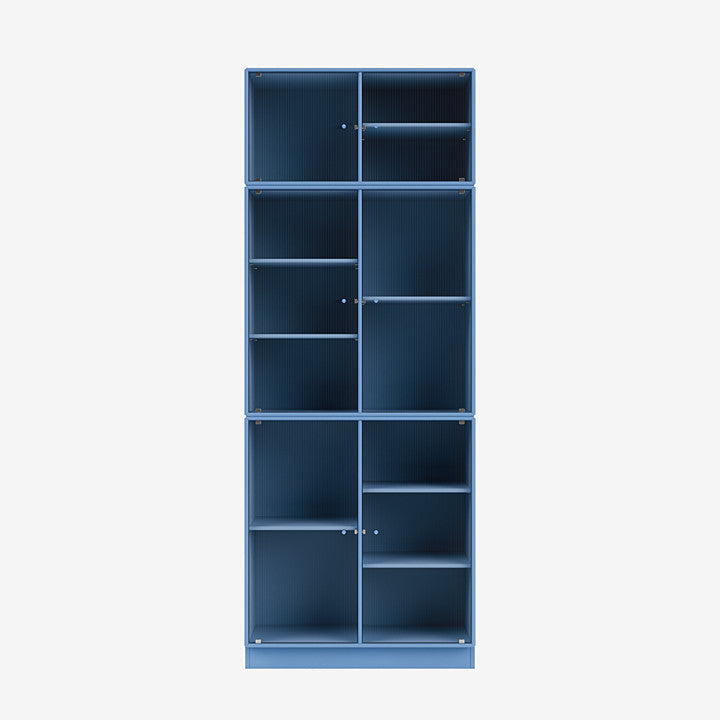 Cabinet Ripple IV par Peter J. Lassen - Montana-154 Azure-Plinthe h 7cm-The Woods Gallery
