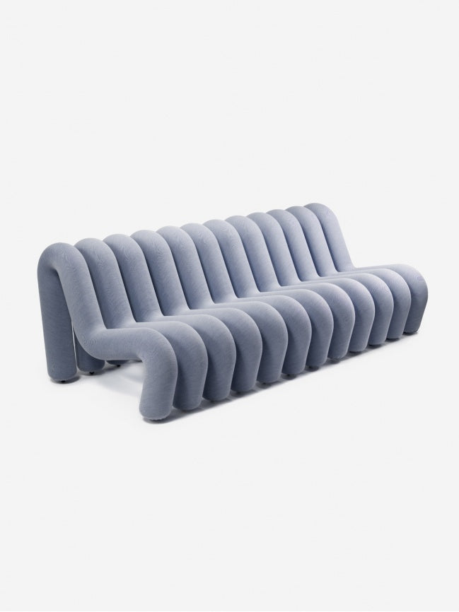 Canapé Extra Bold de Big Game - Moustache-canapé bleu gris, version longue-The Woods Gallery