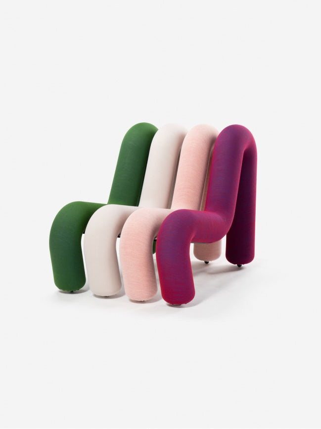 Canapé Extra Bold de Big Game - Moustache-fauteuil en séquence vert, rose et rouge-The Woods Gallery