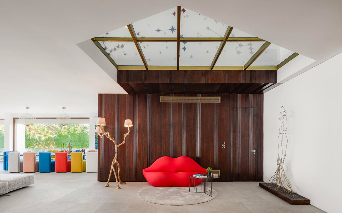 Canapé New Bocca Sofa unlimited edition de Studio 65 / L 212 cm - Gufram-Rouge Red 011-The Woods Gallery