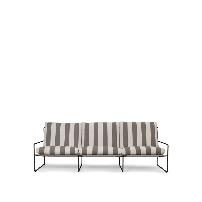 Canapé d'extérieur Desert 3 places - Noir - Ferm Living-The Woods Gallery