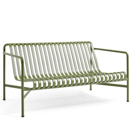 Canapé d'extérieur - Palissade Lounge L 139 cm de Ronan et Erwan Bouroullec- Hay-Vert Olive-The Woods Gallery