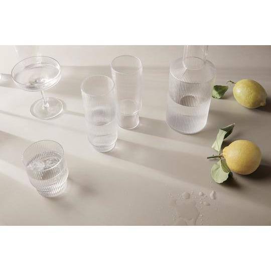 Carafe Ripple - Ferm Living-Blanc-The Woods Gallery