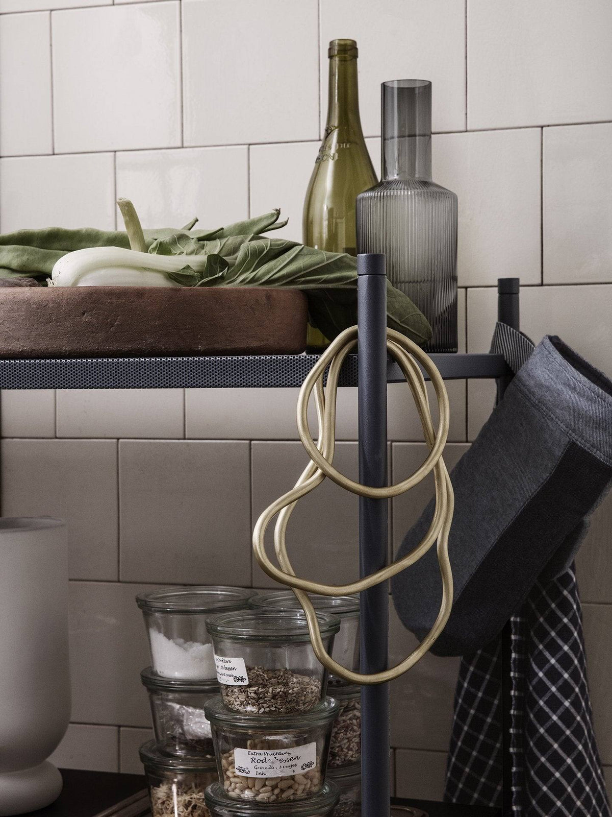Carafe Ripple - Ferm Living-Blanc-The Woods Gallery