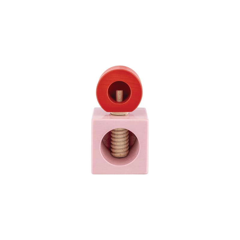 Casse-Noix Twergi par Ettore Sottsass - Alessi-Jaune-The Woods Gallery