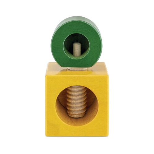 Casse-Noix Twergi par Ettore Sottsass - Alessi-Jaune-The Woods Gallery