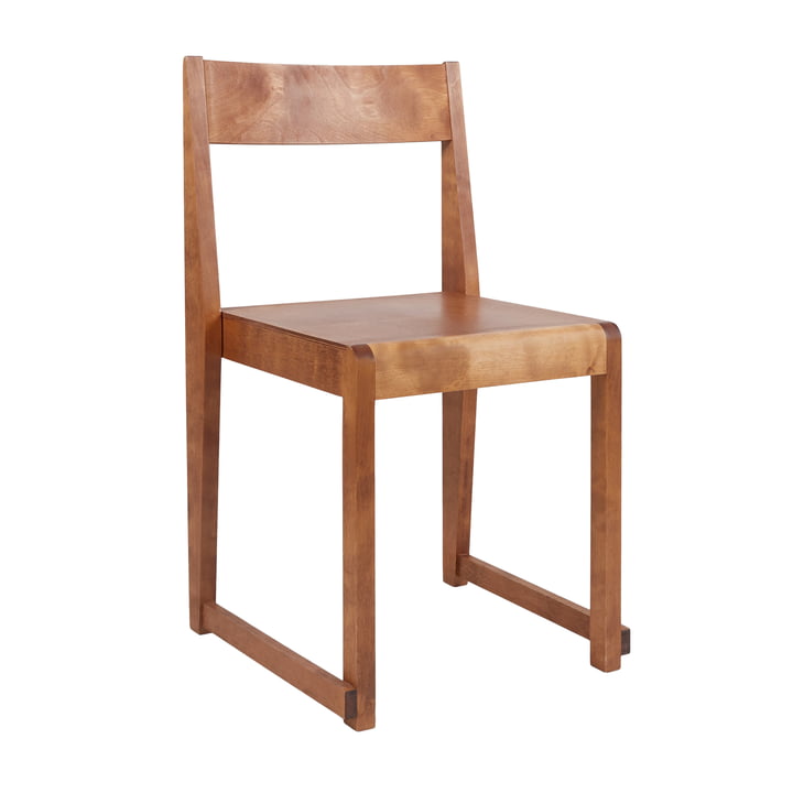 Chaise 01 - Frama-Bouleau brun chaud-The Woods Gallery