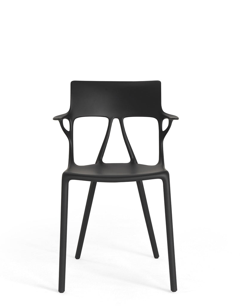 Chaise A.I de Philippe Starck - lot de 2- Kartell-Noir-The Woods Gallery